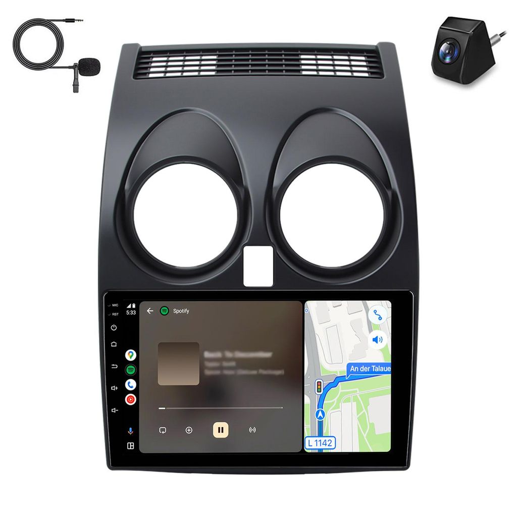 Nachrüst Radio kompatibel mit Nissan Qashqai 1 J10 Produktbild 
