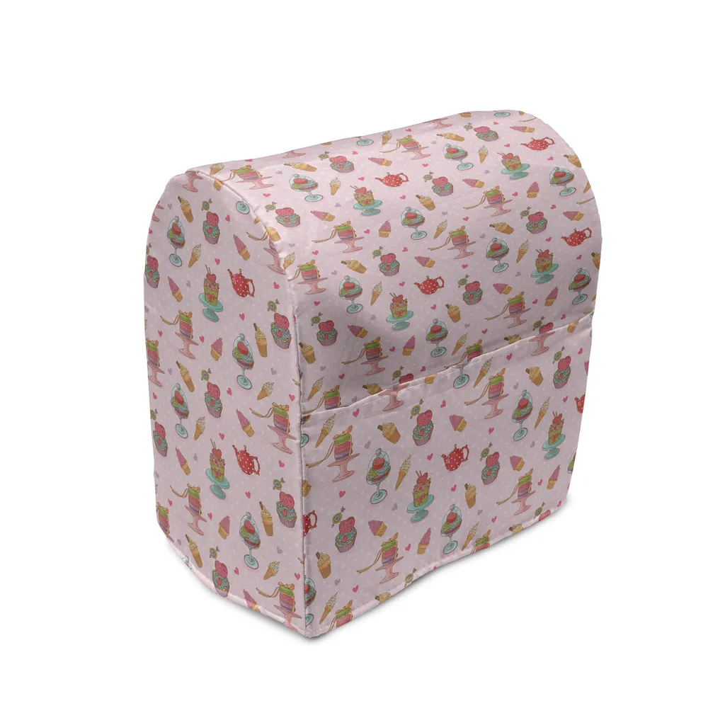 Housse de protection pour mixeur multicolore en tissu lavable 39cm