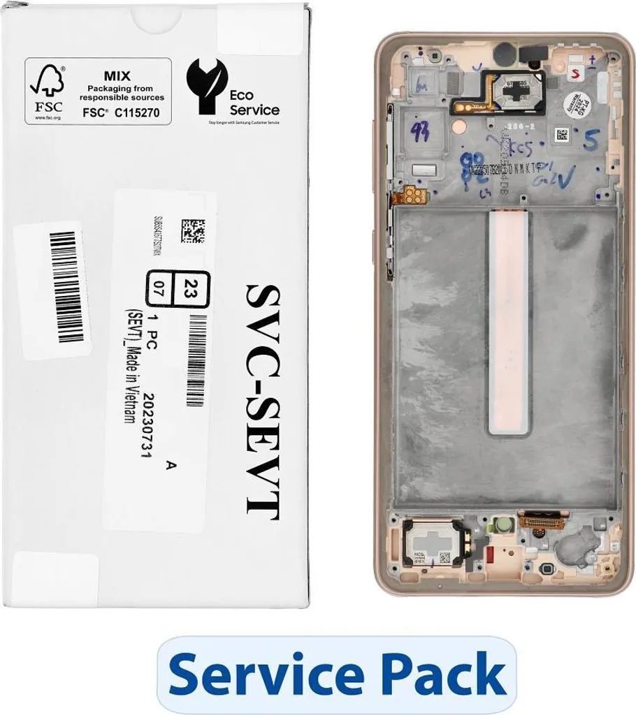 Ecran LCD Samsung A33 5G GH82-28143D : Corrige Affichage Noir et Tactile
