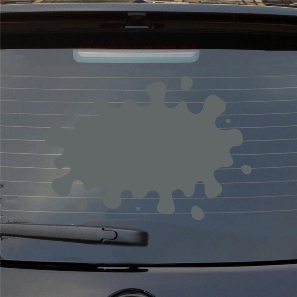 Heckscheibenaufkleber Farbkleks Splash Auto-Aufkleber 55x38 Produktbild 