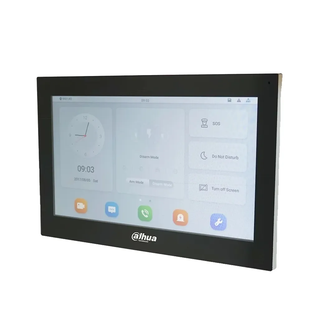 Écran intérieur pour interphone vidéo Dahua 10 pouces couleur filaire