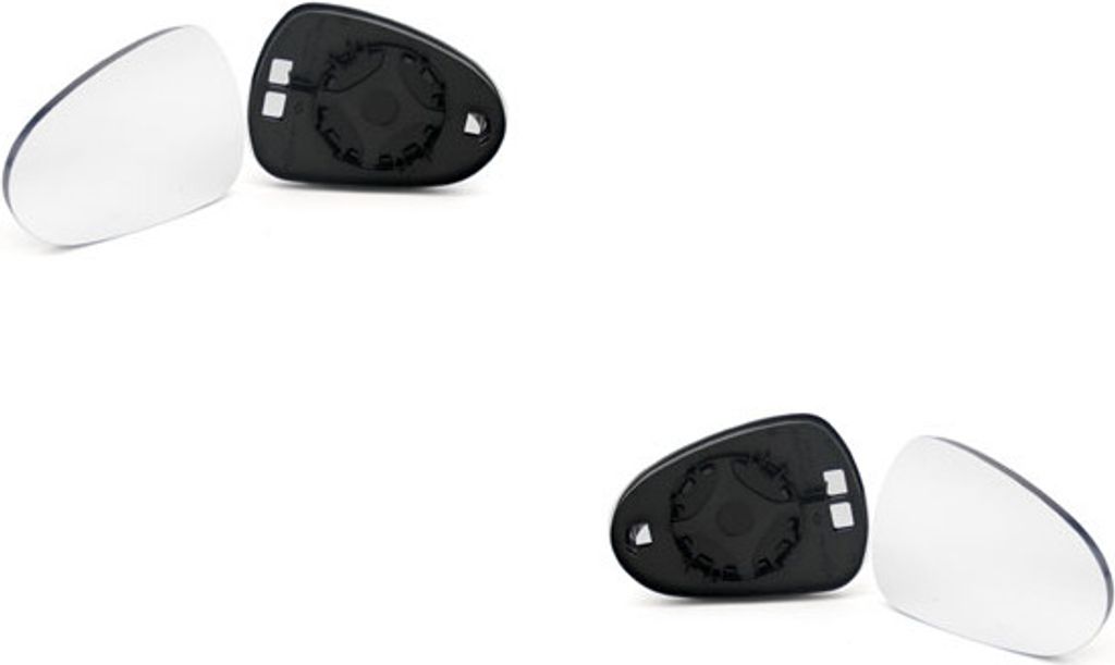 Johns, Spiegel Glas Außenspiegel Glas passend für Seat Ibiza 6J 03/08- Set Links Rechts 6J0857521F 6J0857522F