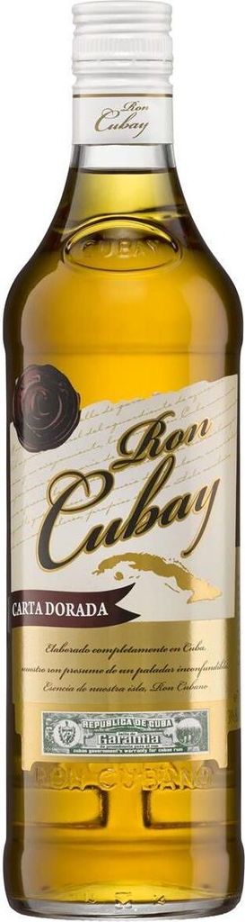 Ron Cubay Carta Dorada 38% Vol. 0,7l Immagine del prodotto 