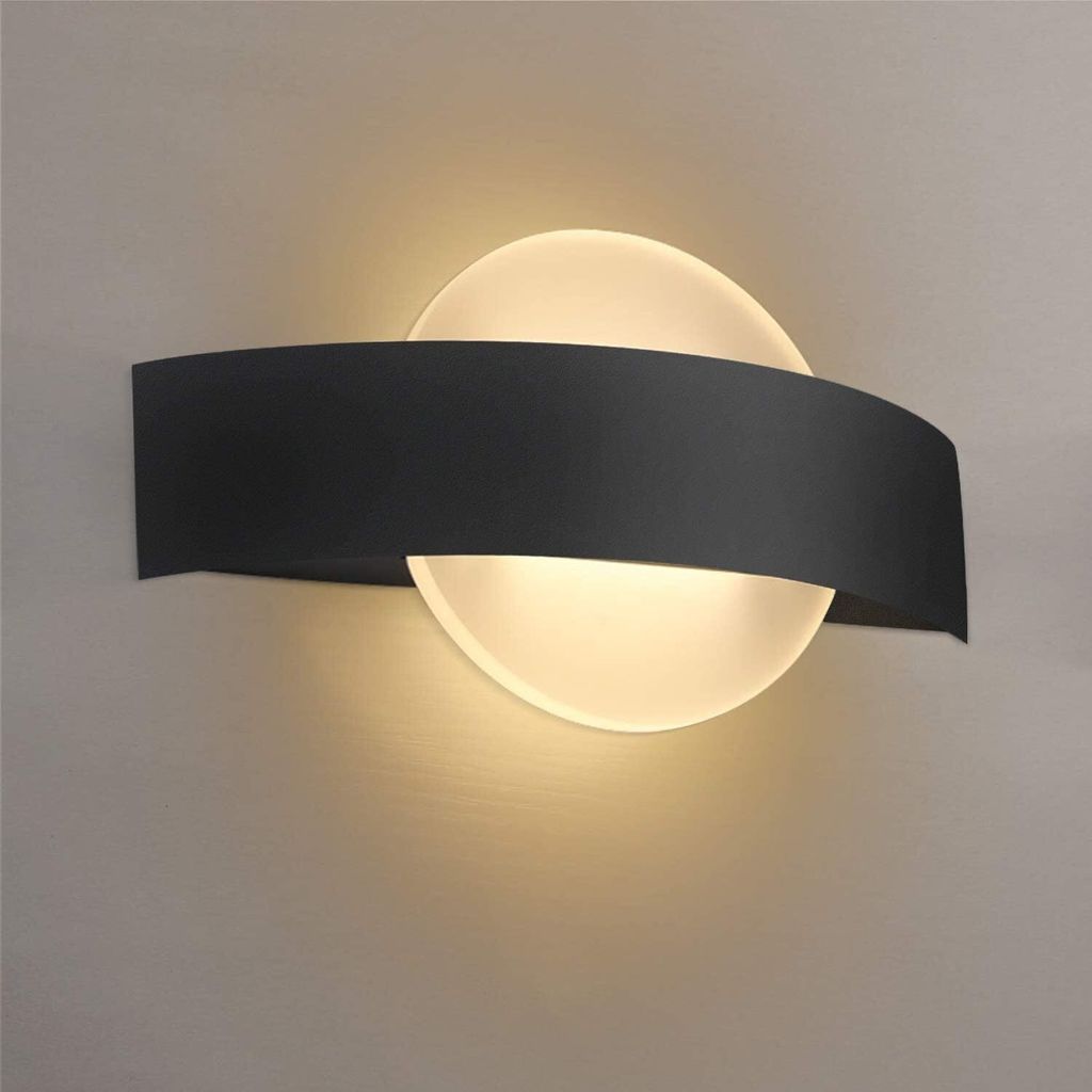 ZMH LED applique bianco caldo lampada da parete interna Immagine del prodotto 