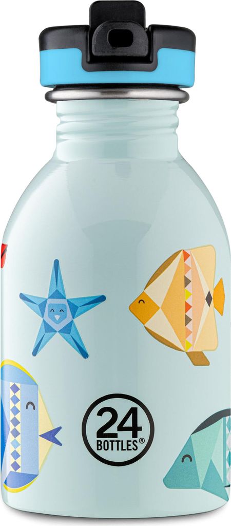 24Bottles Edelstahl Kids Bottle, Sea Friends 0,25 l