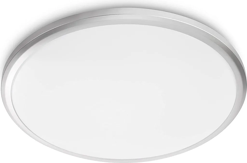 Plafonnier LED Philips Spray IP44 Étanche 2700K Blanc Chaud 1100lm 12W