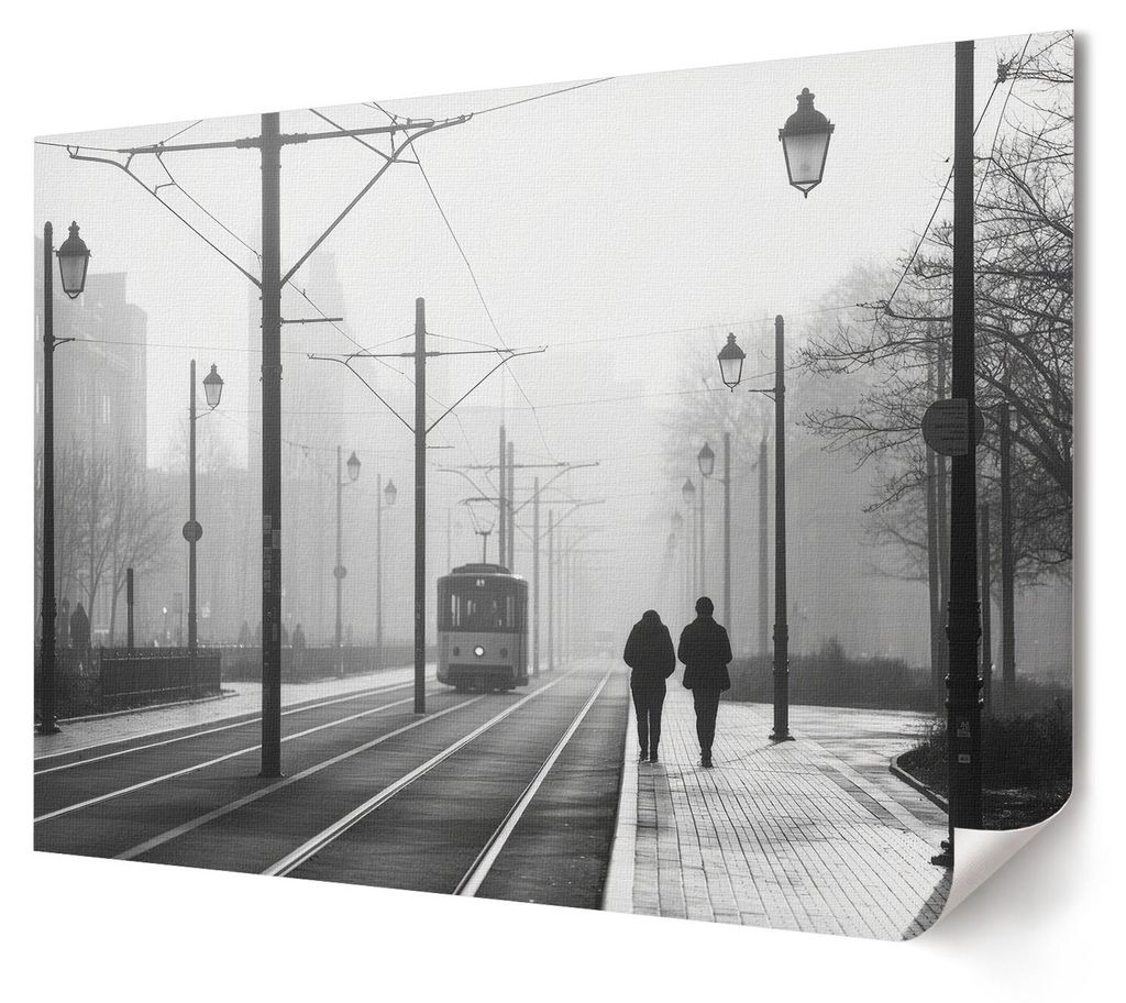 Stadtfrieden - Kunstdruck A4 - Fotografie- Wandbild für Wohnzimmer Schlafzimmer & Flur, Modernes Poster Wanddeko, Ungerahmt