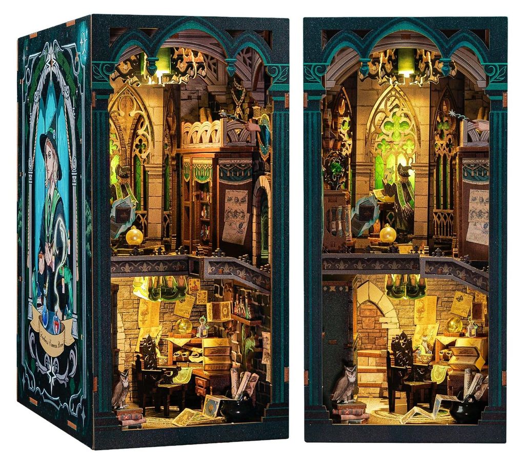 3D puzzle, hřbet knihy pro kutily, Společenská místnost Obrázek produktu 
