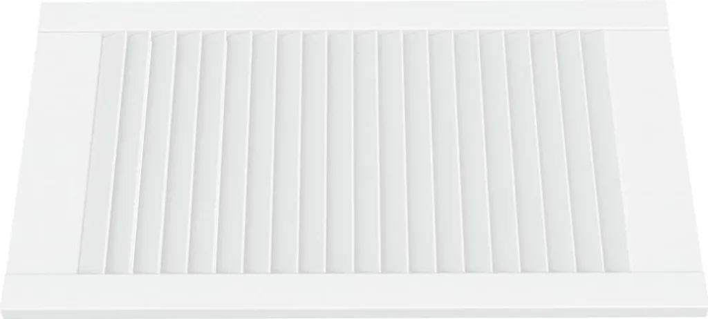 Set 2 Ante Design a Doghe in Legno Bianco 69x39.4cm | Offerta Online - 3
