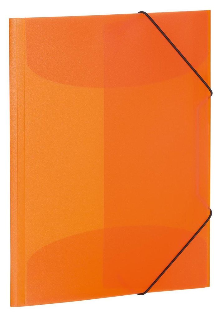 Cartella A4 PP arancione traslucido Immagine del prodotto 