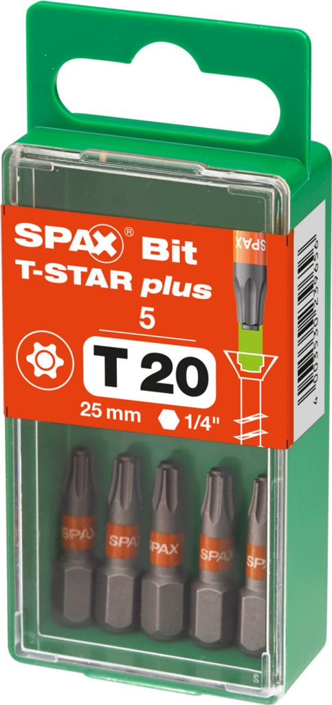 SPAX Bits T -STAR+ T20 1 Blist.a5Bits,25mm Produktbild 18