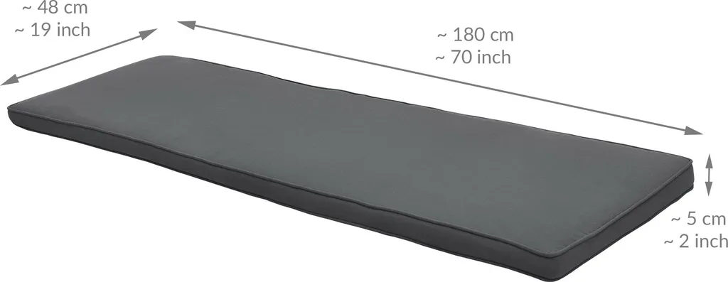 Cuscino per panca Beautissu Loft BK - 4