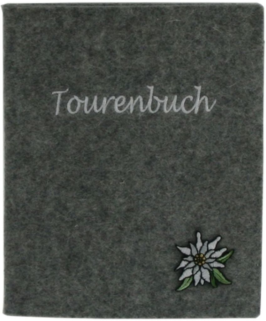 Tourenbuch FilZit Edelweiss grau
