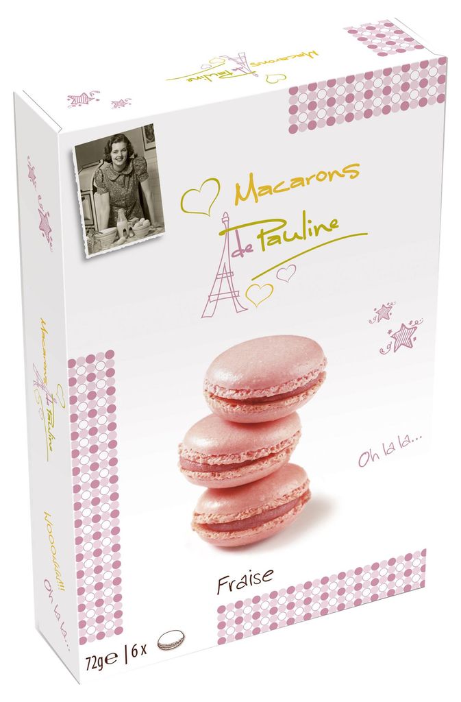 Macarons de Pauline Fraise 72g Produktbild 