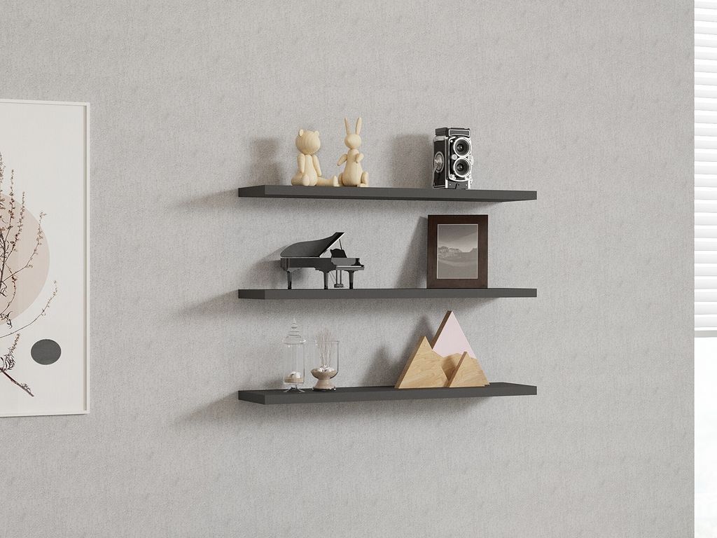 Skye Decor, Boss - Anthracite, Wandregale, Anthrazit, 60 x Produktbild 