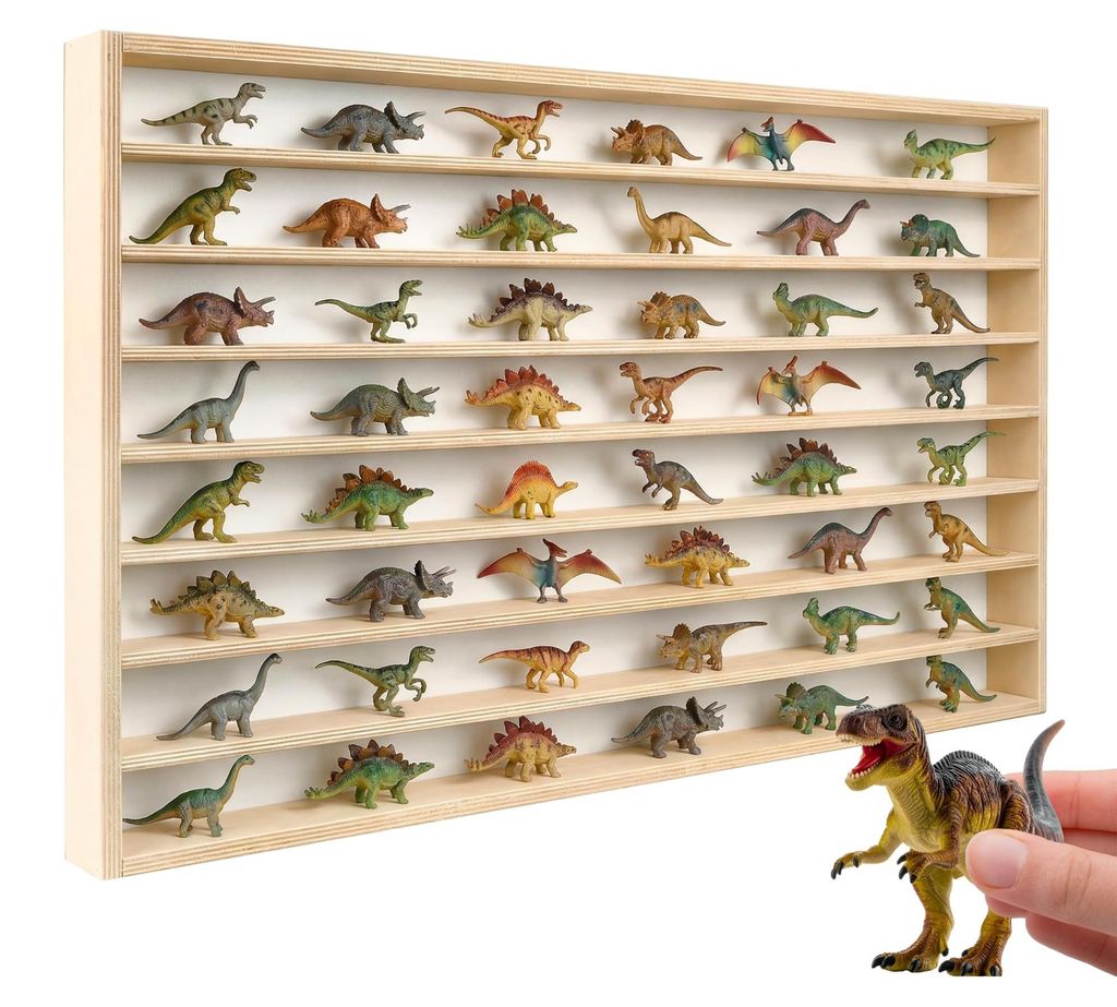 Vitrina horizontal de madera Creative Deco para figuras de Imagen del producto 
