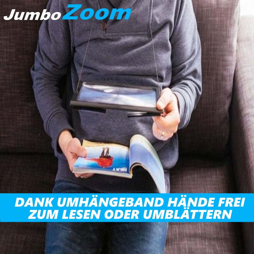 JumboZoom ramenní lupa XXL čtecí lupa Stojanová lupa Stolní Obrázek produktu 6
