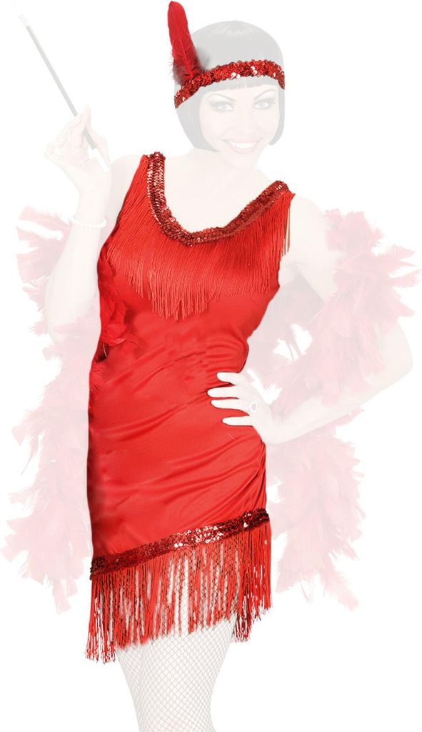 com-four® Retro-Kostüme 20er Jahre Damen-Verkleidung und Produktbild 