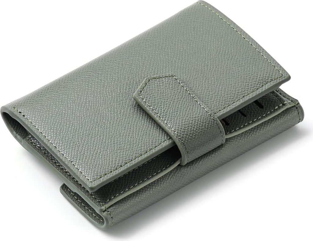 Geldbörse Damen Kunstleder,Geldbeutel für Frauen mit RFID-Schutz, Damen Portemonnaie Zipper Brieftasche