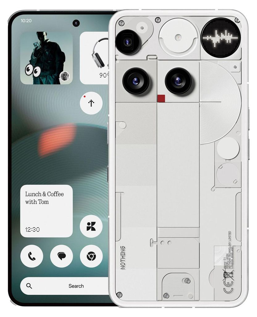 Nothing Phone (3), 16,9 cm (6.67"), 12 Go, 256 Go, 50 MP, Image du produit 