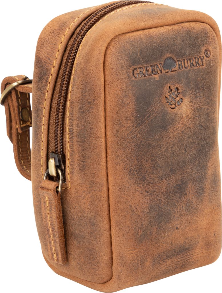 Darcis Fahrradtasche aus Leder in Braun - Satteltasche mit Produktbild 