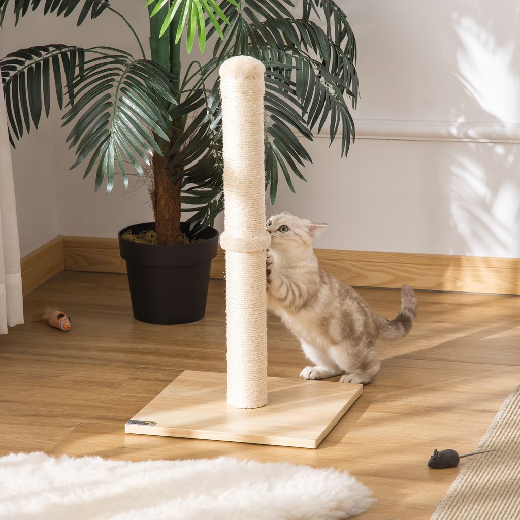 PawHut Kratzstamm für Katzen Kratzsäule aus Sisal stabiler Produktbild 9