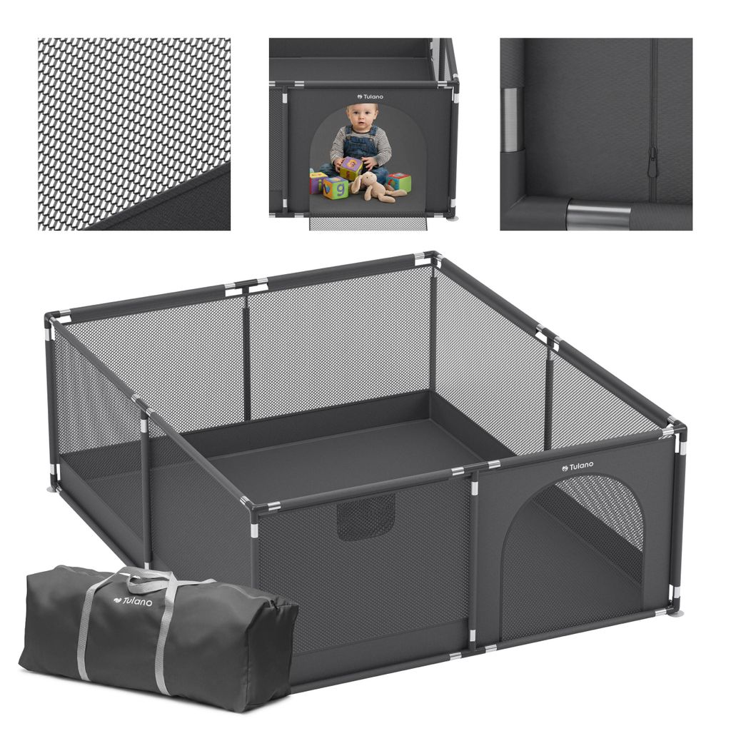 Tulano Cozy 25 Baby Laufstall 150x180 cm, faltbar, mit Produktbild 