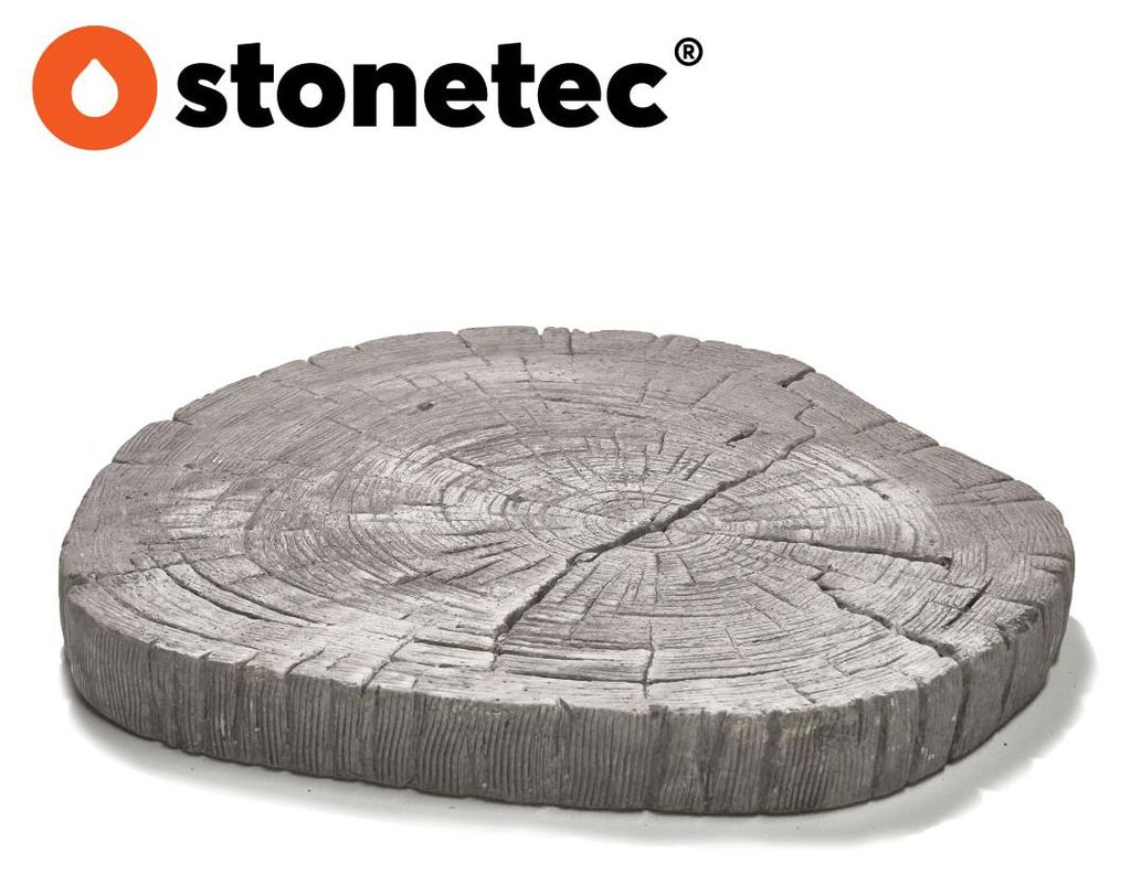 Trittsteine Baumscheibe 4 hübsche Beton Trittplatten im Set Produktbild 