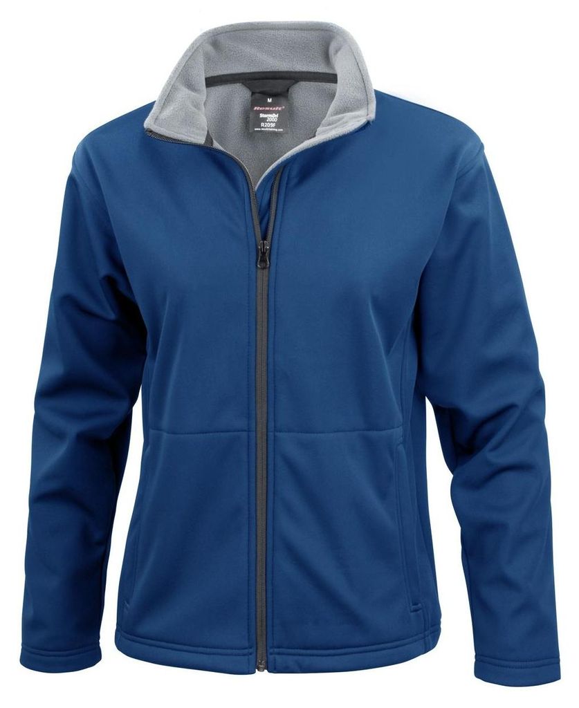 Result Core Damen Softshell-Jacke FK602 (L) (Marineblau)