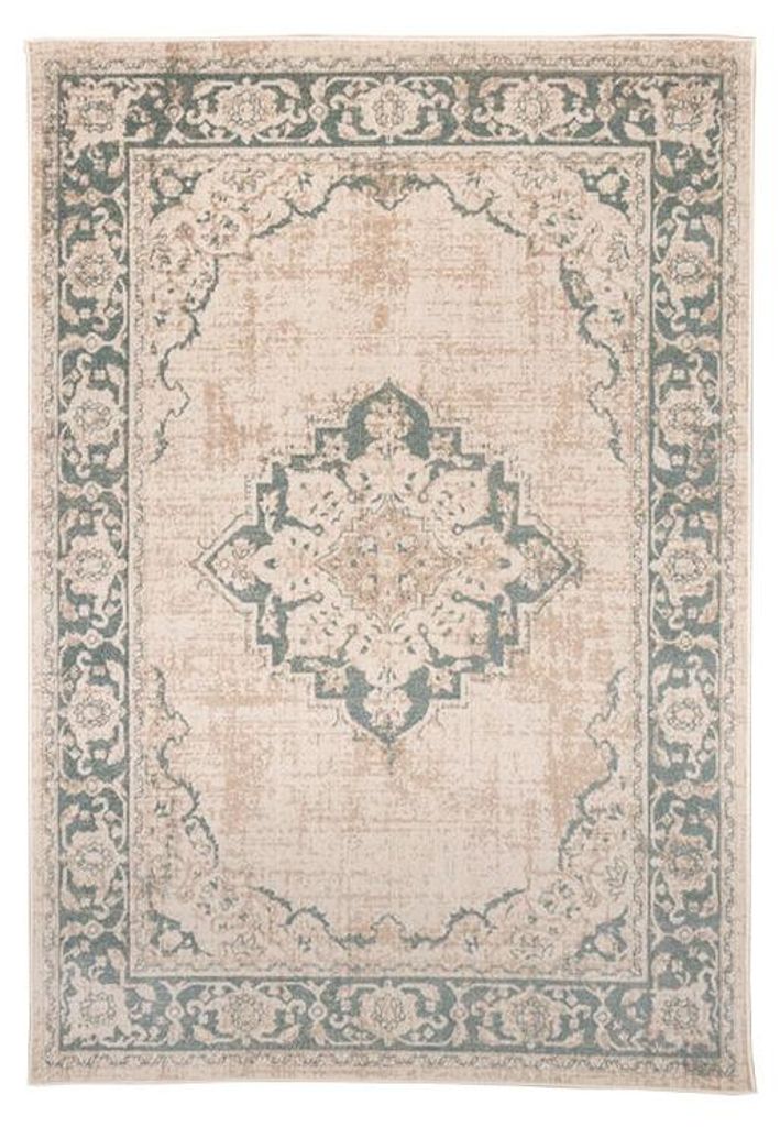 Dywan vintage - Spring Medaillon Kremowy/Zielony Zdjęcie produktu 