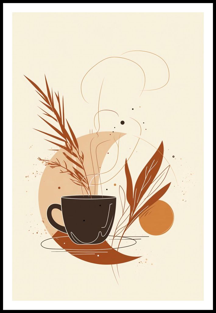 Plakat 61x91,5cm Morgenkaffee Muse
