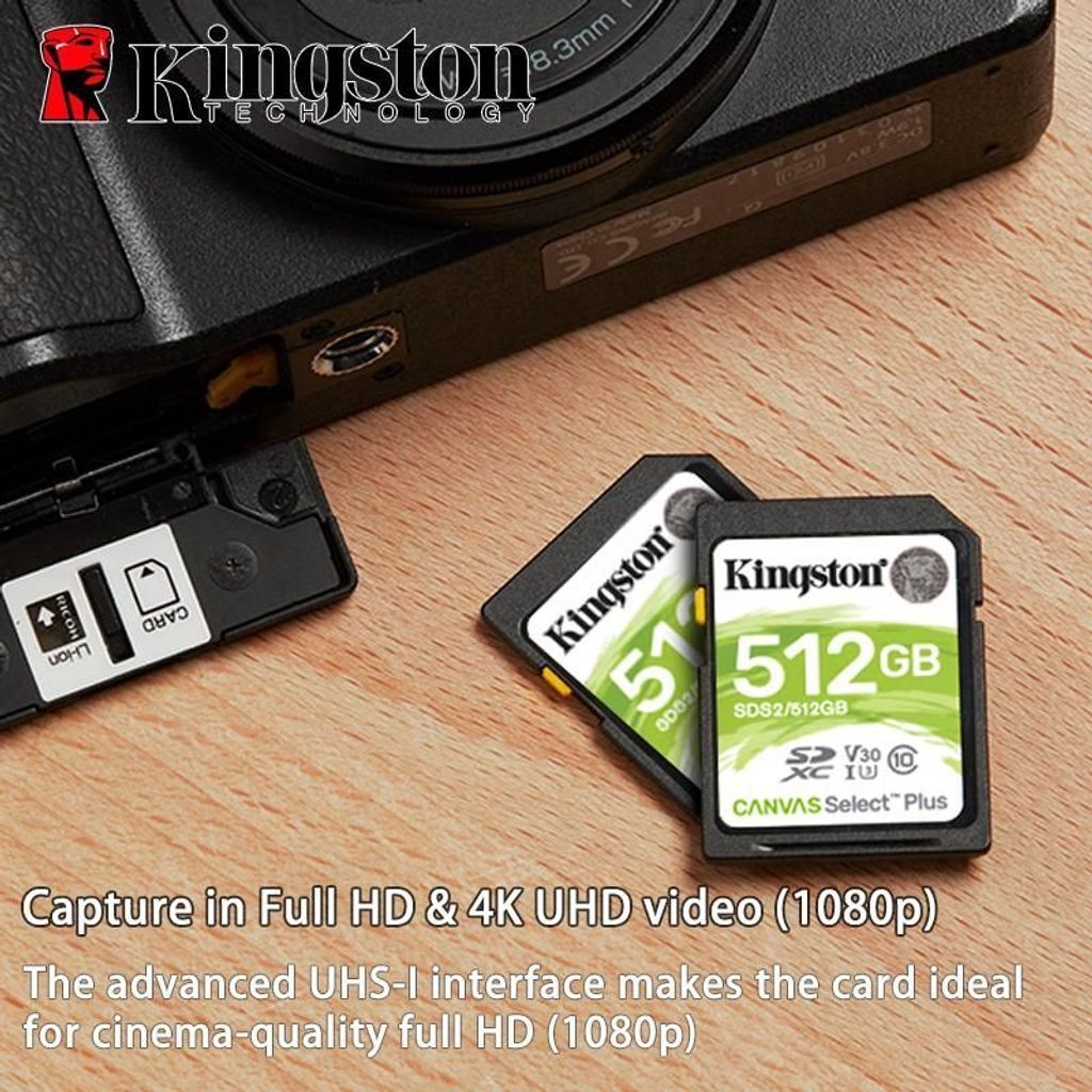 Kingston SDXC Canvas Select Plus C10 UHS-I U3 V30, 128GB Produktbild 12