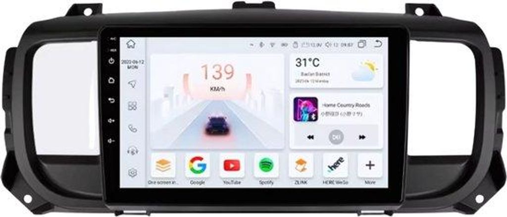 Autoradio mit Bluetooth und CarPlay für Peugeot Expert 3, Citroën Jumpy 3 und SpaceTourer (2016–2021) – Kompatibel mit Apple und Android – ...