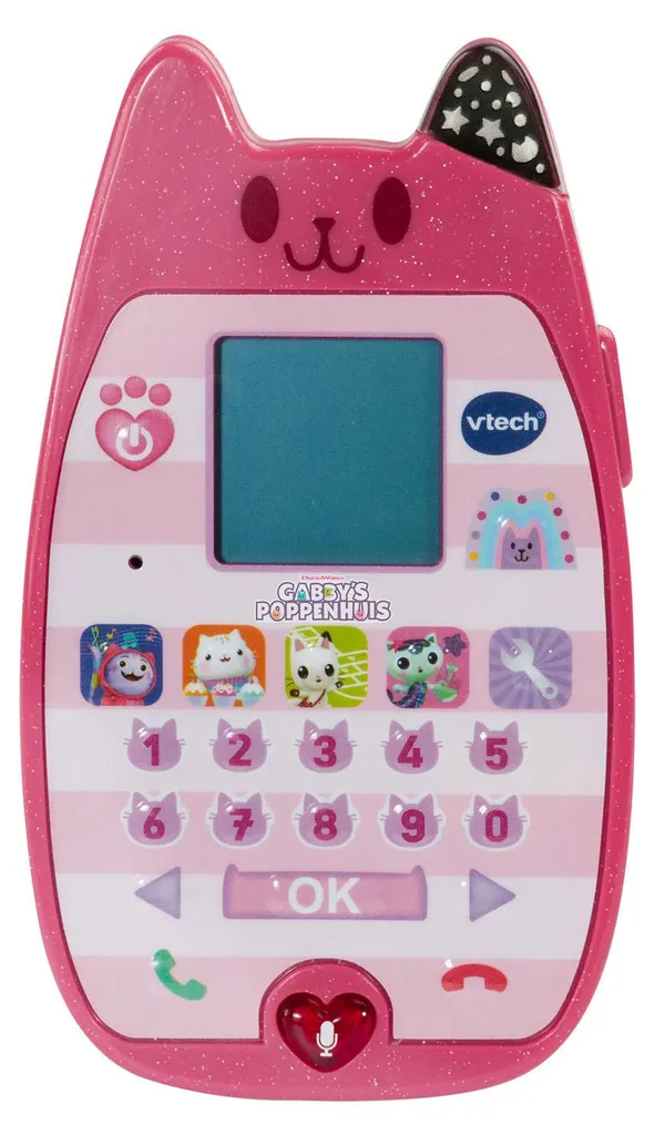 Téléphone Parlant VTech Gabby's Dollhouse : Jeu Éducatif et Sons Rigolos