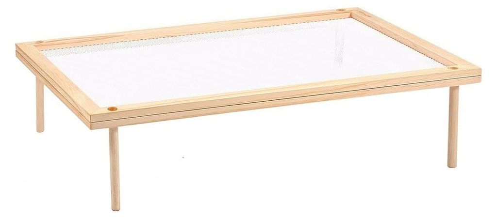 Kräuter-Trockengestell aus Holz mit Netz, stapelbarer Lebensmitteltrockner für Nudeln, Blumen und Pflanzen, 39 x 245 x 85 cm