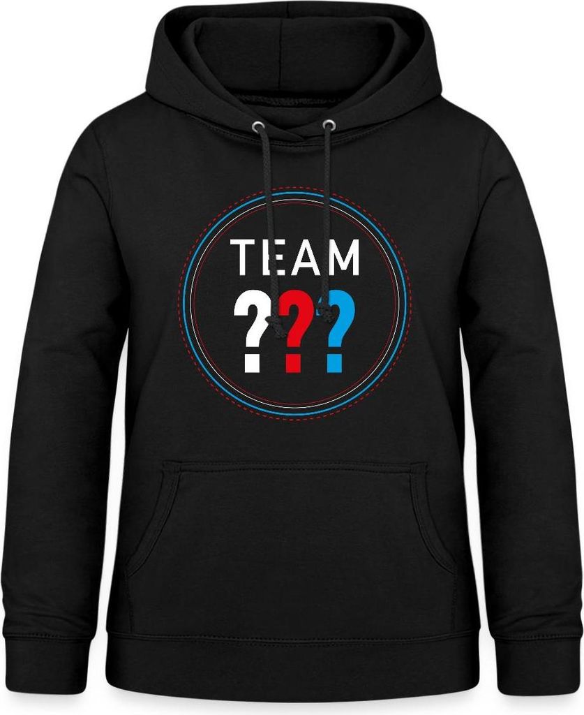 Spreadshirt Die Drei Fragezeichen Team Drei Fragezeichen Damen Hoodie, S, Schwarz