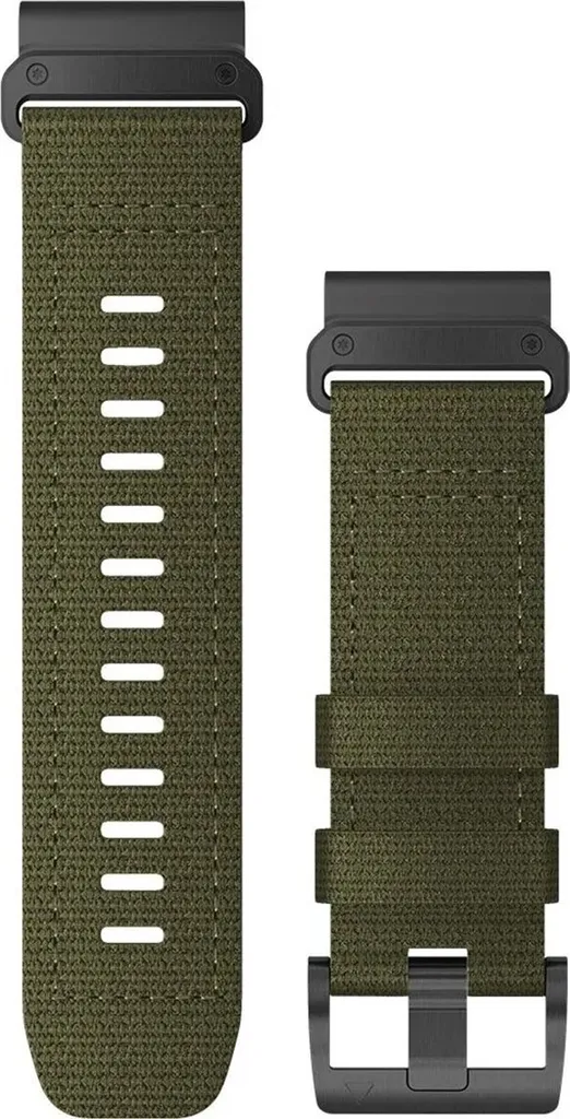 Bracelet de Rechange Garmin en Nylon Vert pour Montres Connectées 26 mm