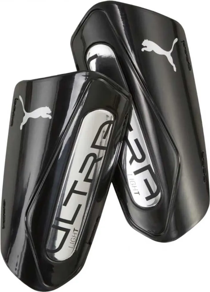 Protège-tibias Ultra Légers Puma avec Mousse EVA Noir Argent XL