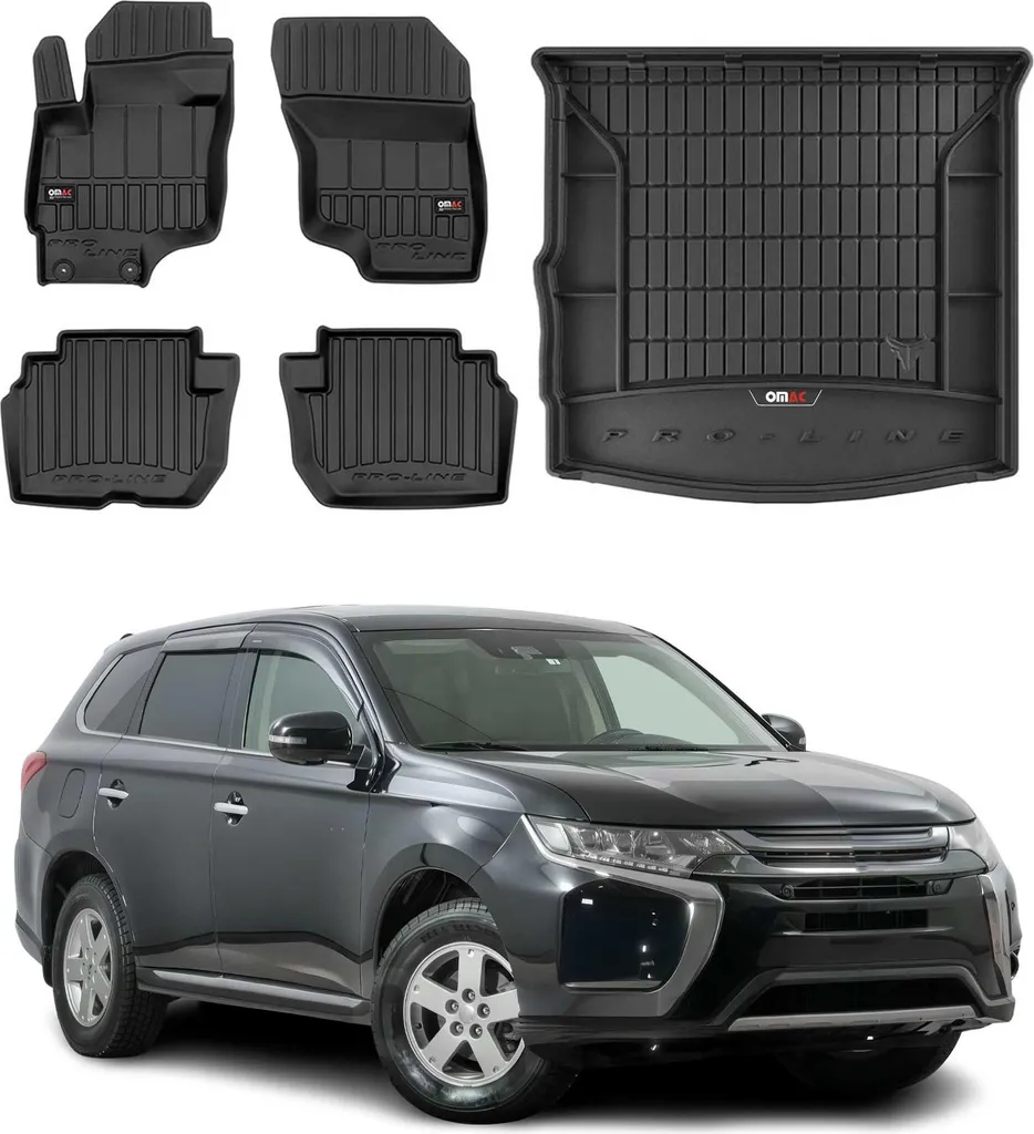 Offerta Kit Tappetini + Vasca Baule Mitsubishi Outlander 2014-2022 TPE
