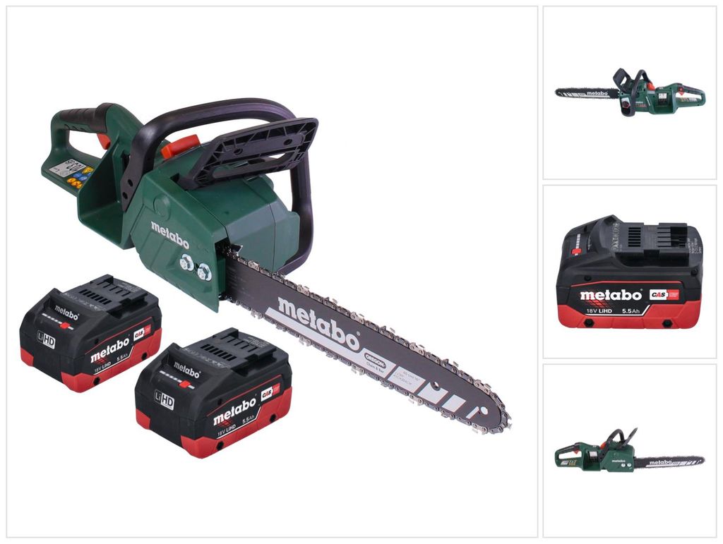 Metabo MS 36-18 LTX BL 40 36 V ( 2x 18 V ) 40 cm 22 m/s Immagine del prodotto 