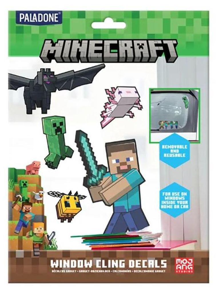 Paladone Minecraft Glasvinylpackung 21x15 Cm Mehrfarbig  Produktbild 