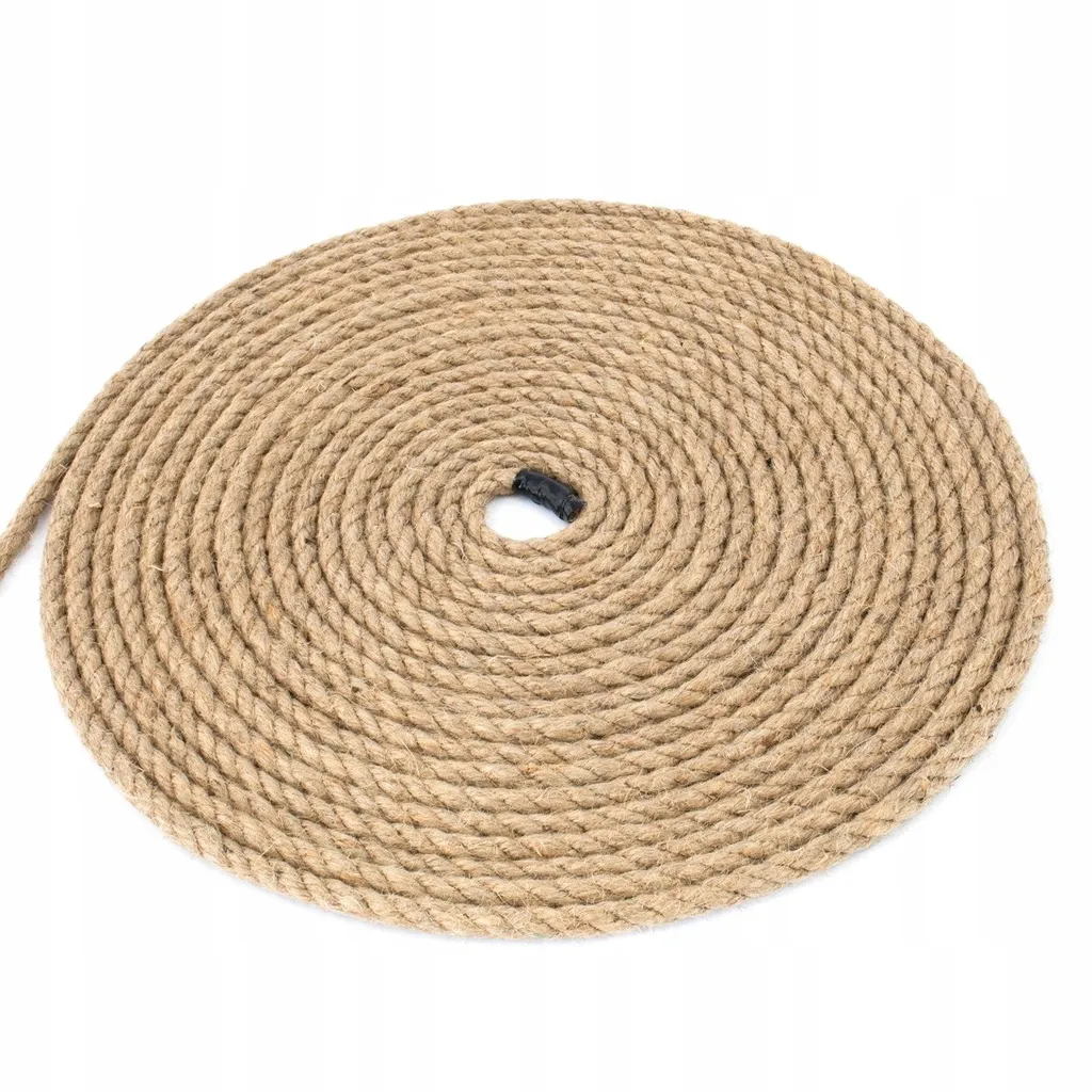 Corde de Jute pour Macramé DIY et Jardin 50m x 8mm Décoration Maison