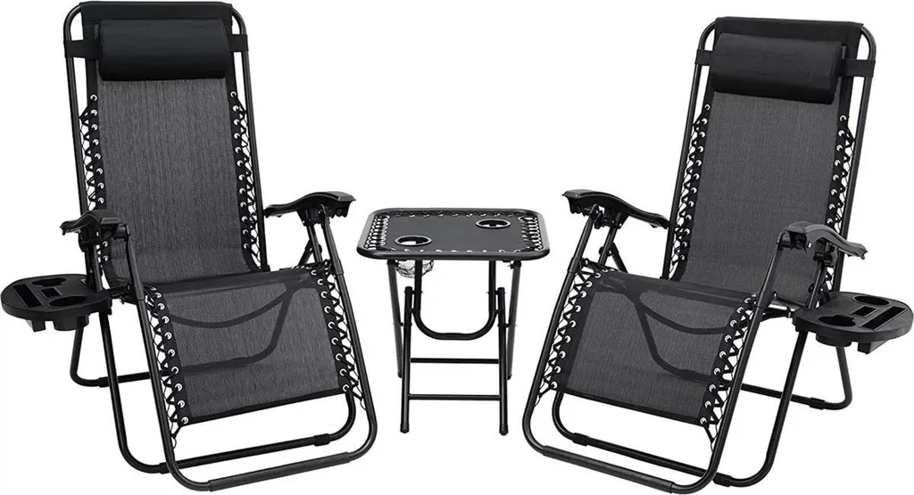 Dites Adieu au Mal de Dos avec le Fauteuil de Détente Milano Noir Réglable