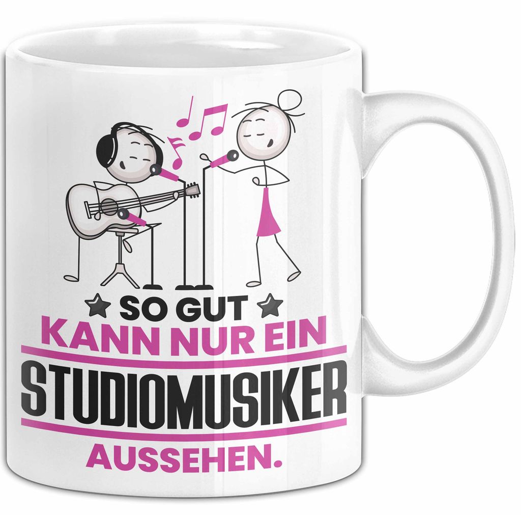 Studiomusiker Geschenk Tasse So Gut Kann Nur Ein Studiomusiker Aussehen Geschenkidee Kaffee-Becher (Weiß)