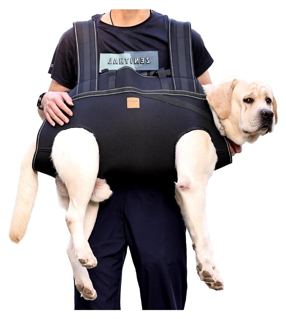 Große Hundetragetasche, Hunderucksack, Haustierbeinstütze, Hundegeschirr für ältere Hunde mit Gelenkverletzungen, Arthritis, Treppenhilfe, Läh...