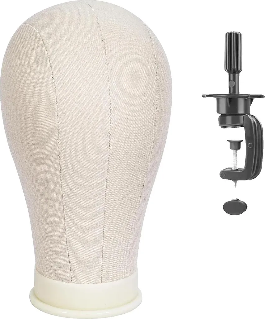 Set 3 Teste Espositive per Cappelli Canvashead 23" - Design in Tela