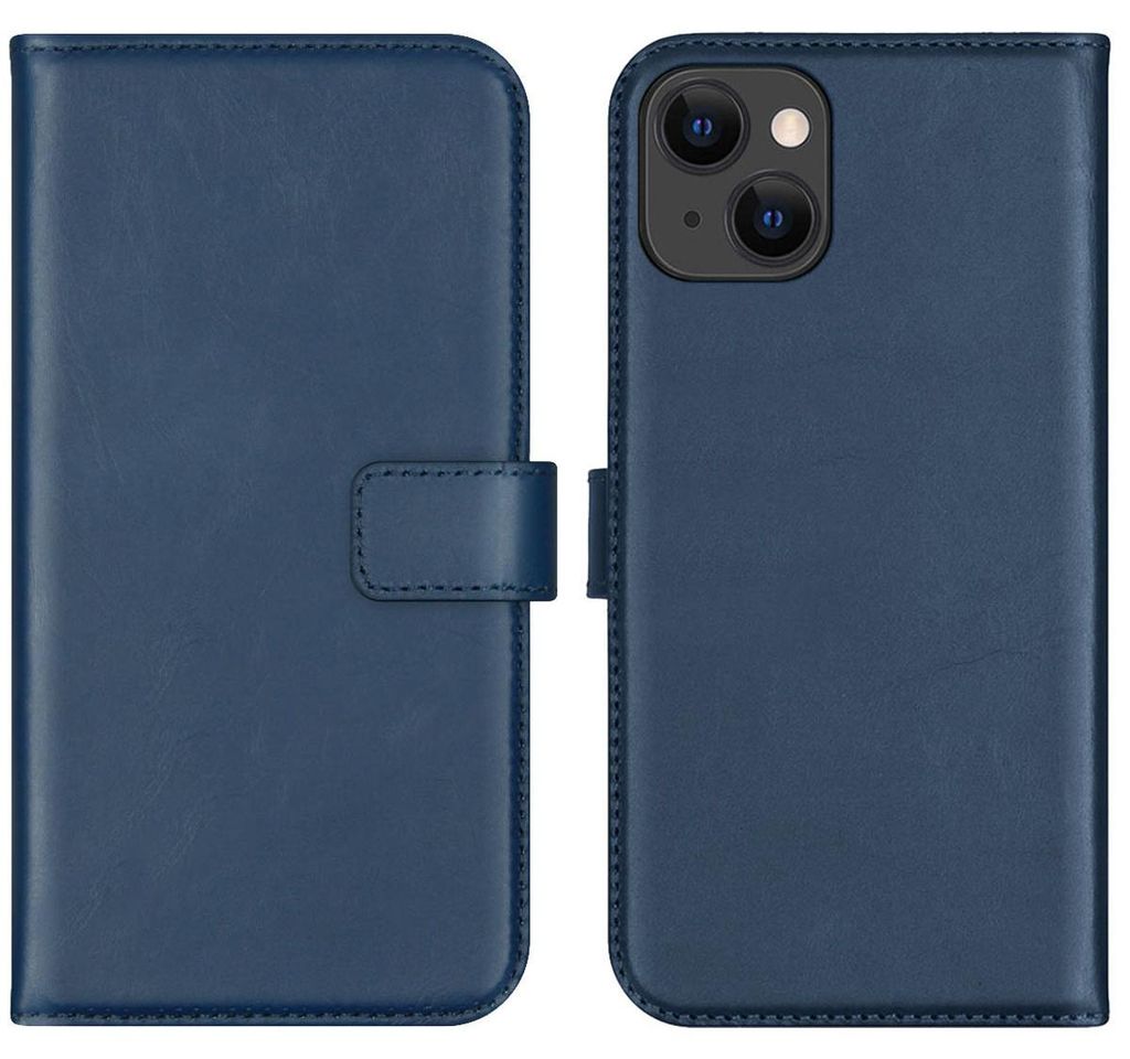 Funda de Cuero Auténtico tipo Libro para Apple iPhone 13 - Imagen del producto 