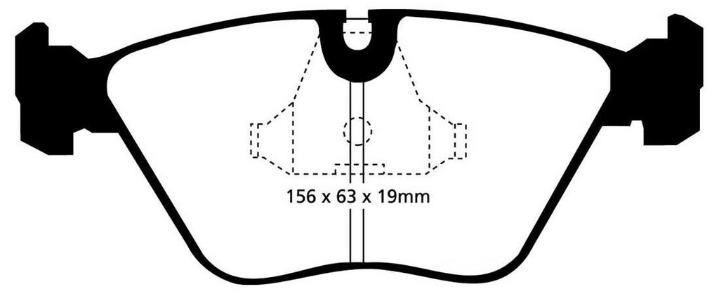 EBC Greenstuff Bremsbeläge vorne EBC101470 für BMW 3 5 7 Z3 Z4 Roadster Z4