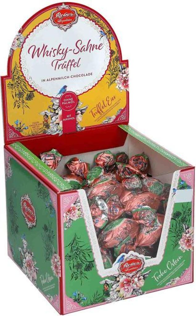 Reber Whisky-Sahne Trüffel-Eier 75er