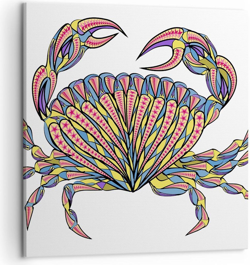 Bild auf Leinwand - Leinwandbild - Lebensmittel Abbildung Natur Schale - 50x50cm - Wand Bild - Wanddeko - Leinwanddruck - Bilder - Kunstdruck - Lei...